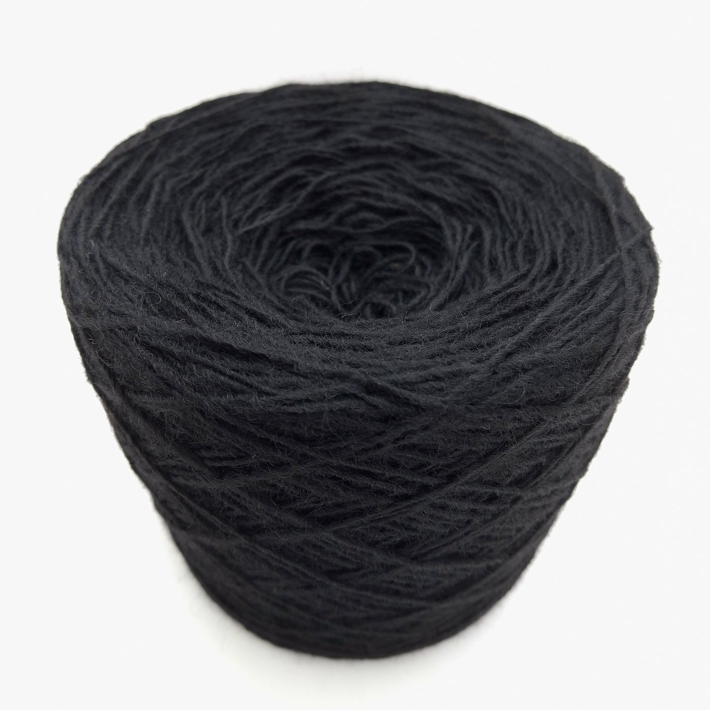 100g Lana filato italiano colore Nero N.1111