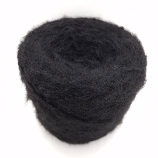100g Alpaca Lana filato italiano colore Nero N.1114
