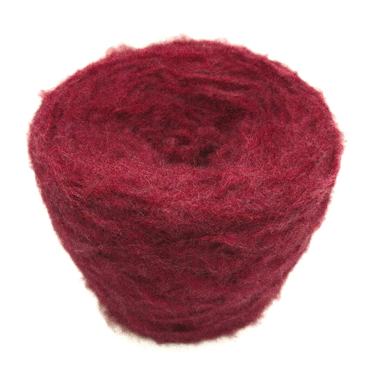 100g Alpaca Lana filato italiano colore Rosso Scuro N.1124
