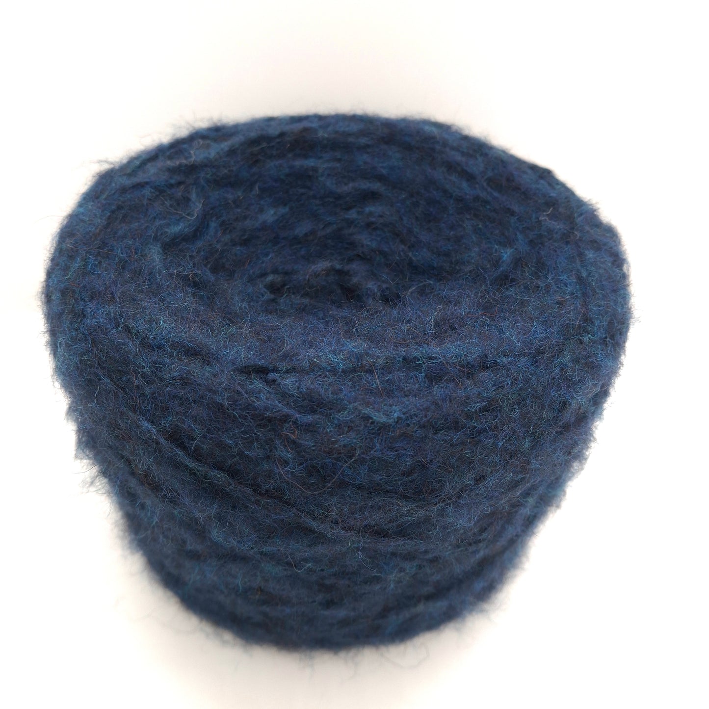 100g Alpaca Lana filato italiano colore Blu Scuro Mélange N.1123