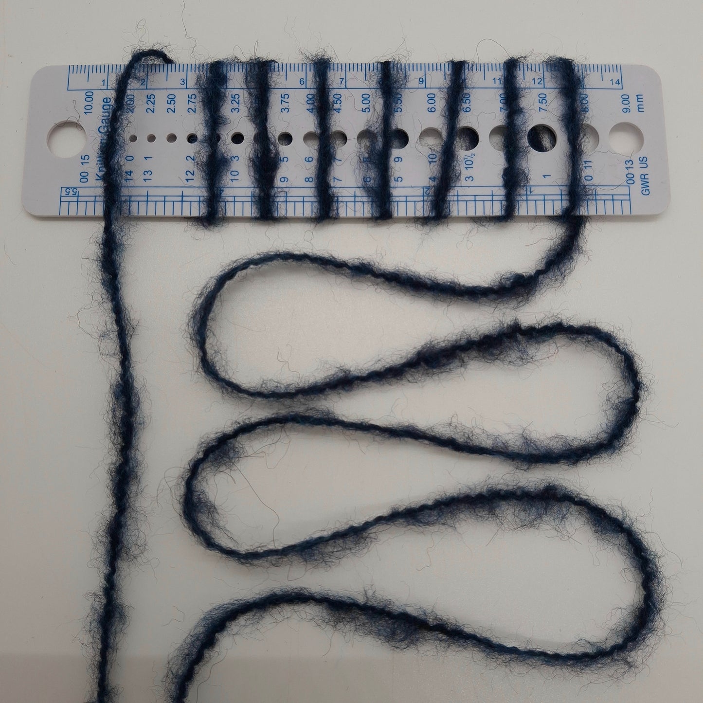 100g Alpaca Lana filato italiano colore Blu Scuro Mélange N.1123