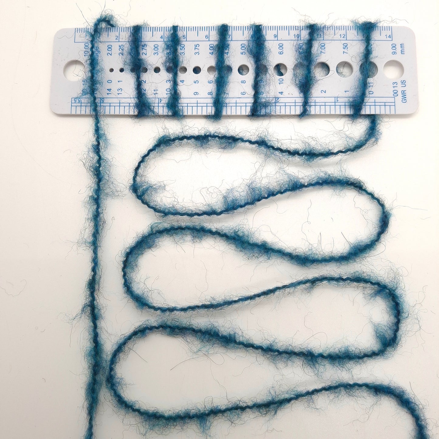 100 g Alpakawolle, italienisches Garn, Farbe Ozeanblau, Nr. 1122