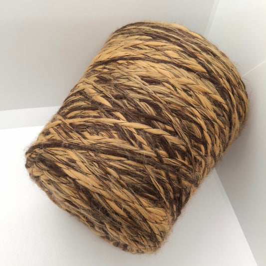 200g Filato italiano colore Senape Marrone N.1139