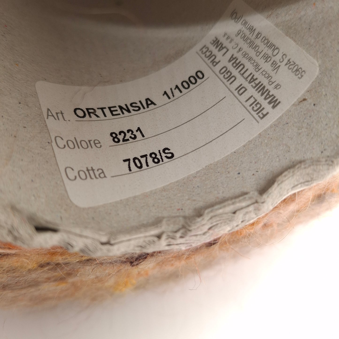 100g Filato italiano Fantasia Multicolore Beige N.1148