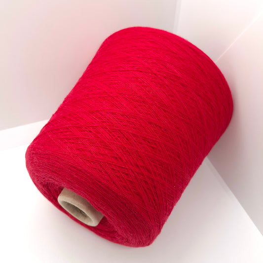Lana Merino Extrafine filato italiano colore Rosso Acceso N.1169