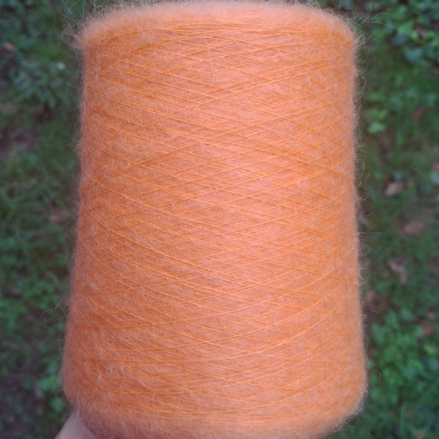 100g Mohair morbido filato italiano colore Arancione N.1195