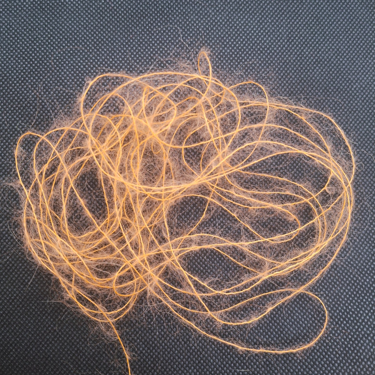 100g Mohair morbido filato italiano colore Arancione N.1195