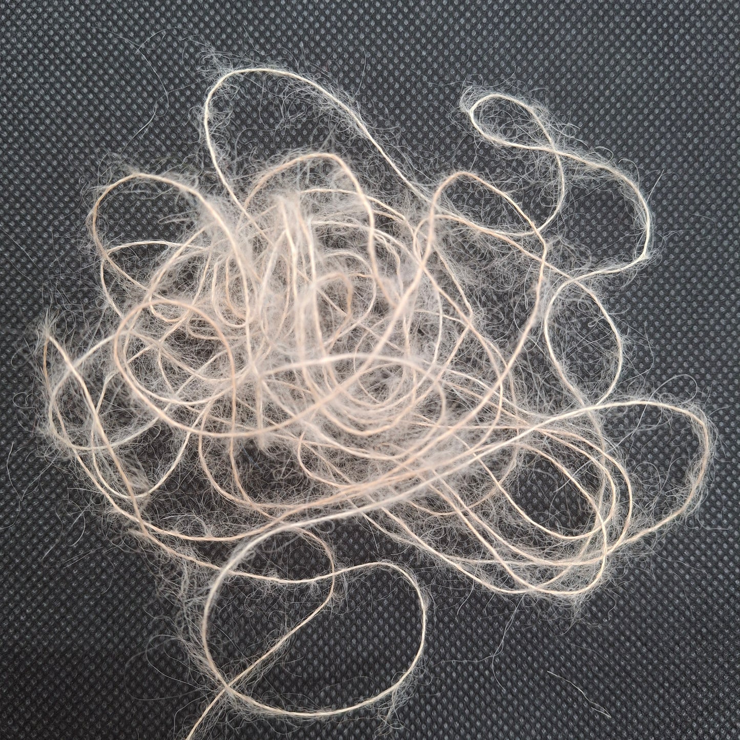 100g Mohair Alpaca morbido filato italiano colore Arancione Mélange N.1194