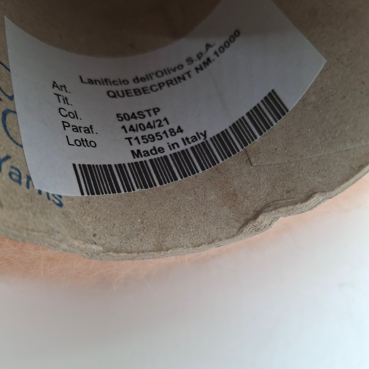 100g Mohair Alpaca morbido filato italiano colore Arancione Mélange N.1194