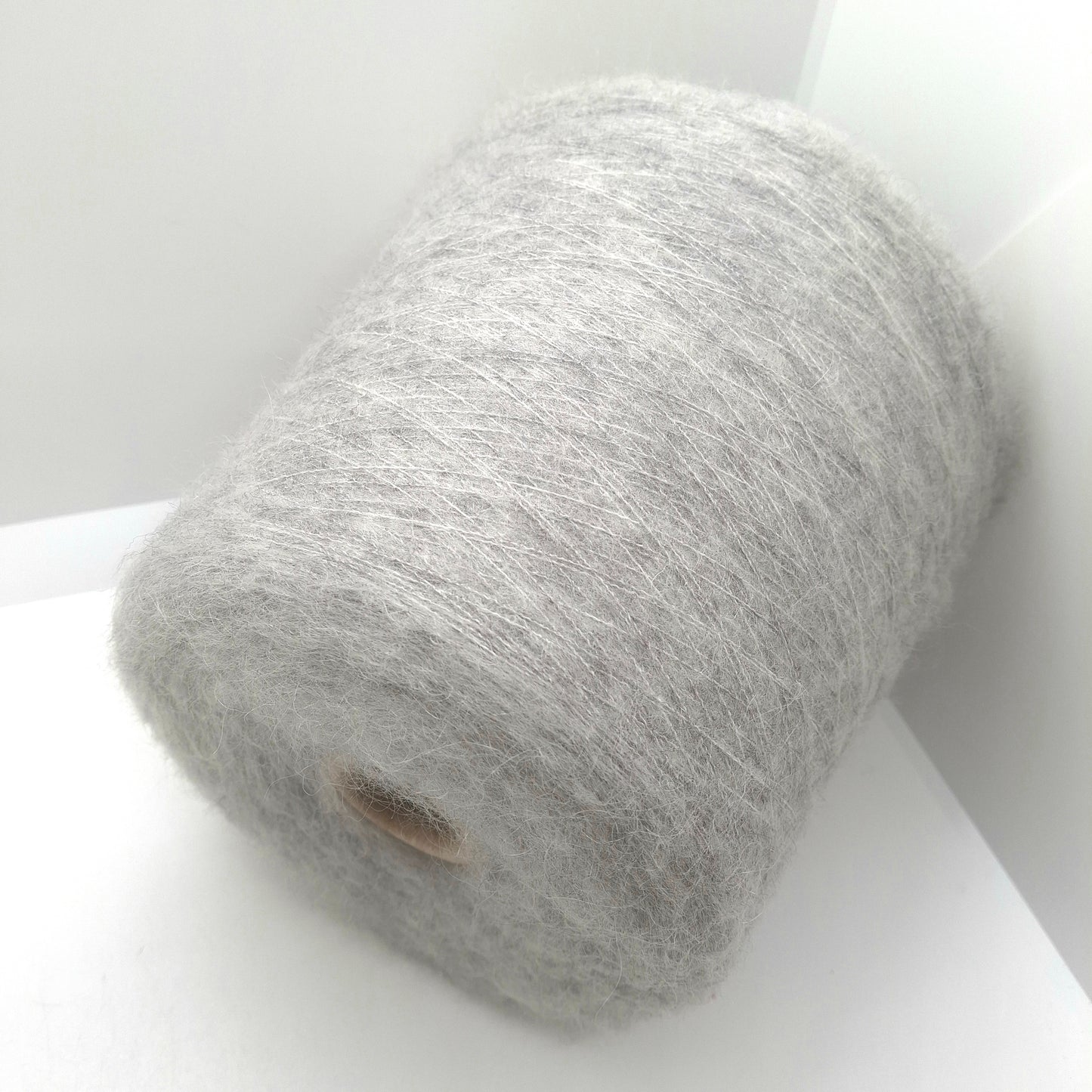 100g Mohair Italian yarn color Light Grey N.1187