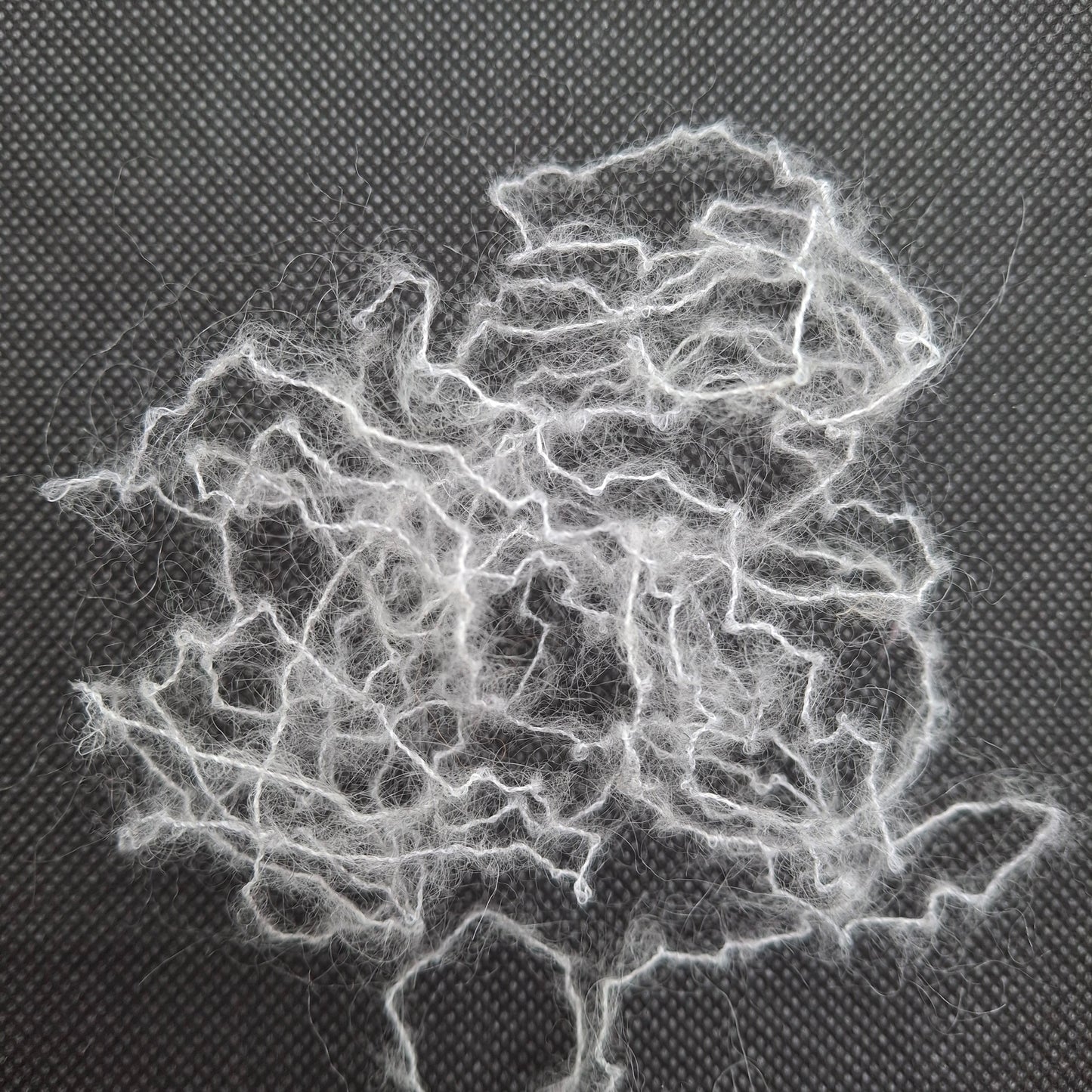 100g Mohair Italian yarn color Light Grey N.1187