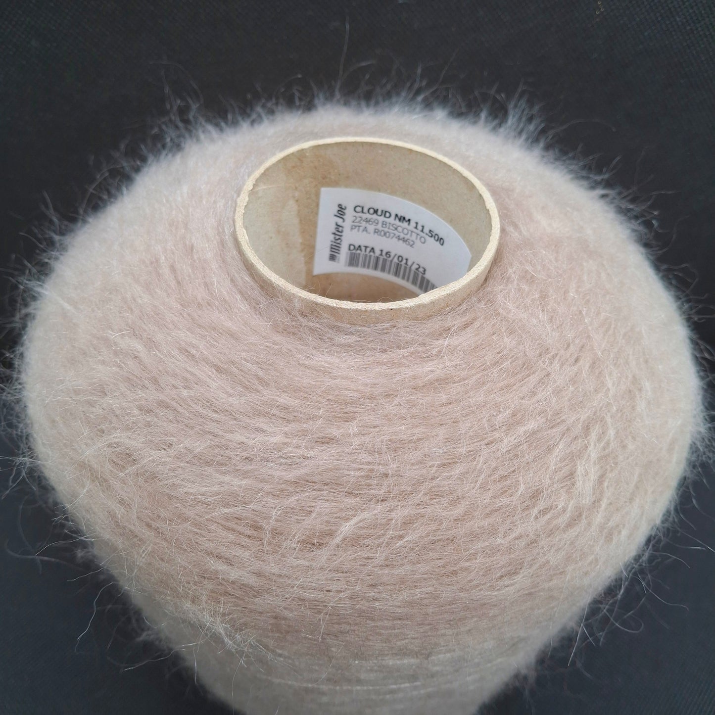 100g Italian Mohair yarn, Dirty Beige color, No. 1186