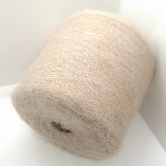 100g Mohair filato italiano colore Beige N.1185