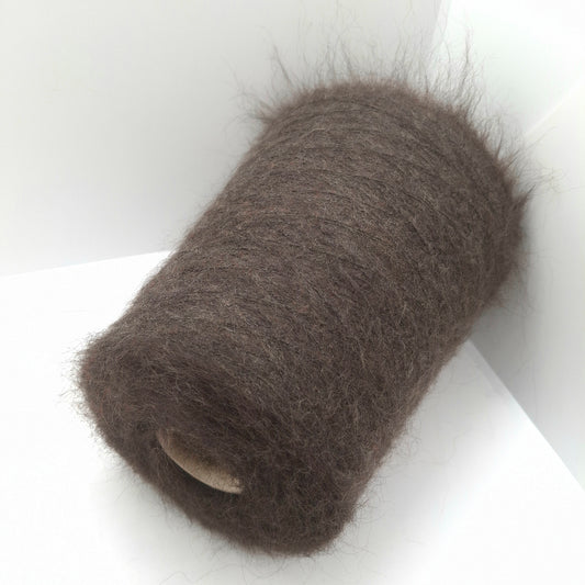 100g Mohair filato italiano colore Marrone N.1184