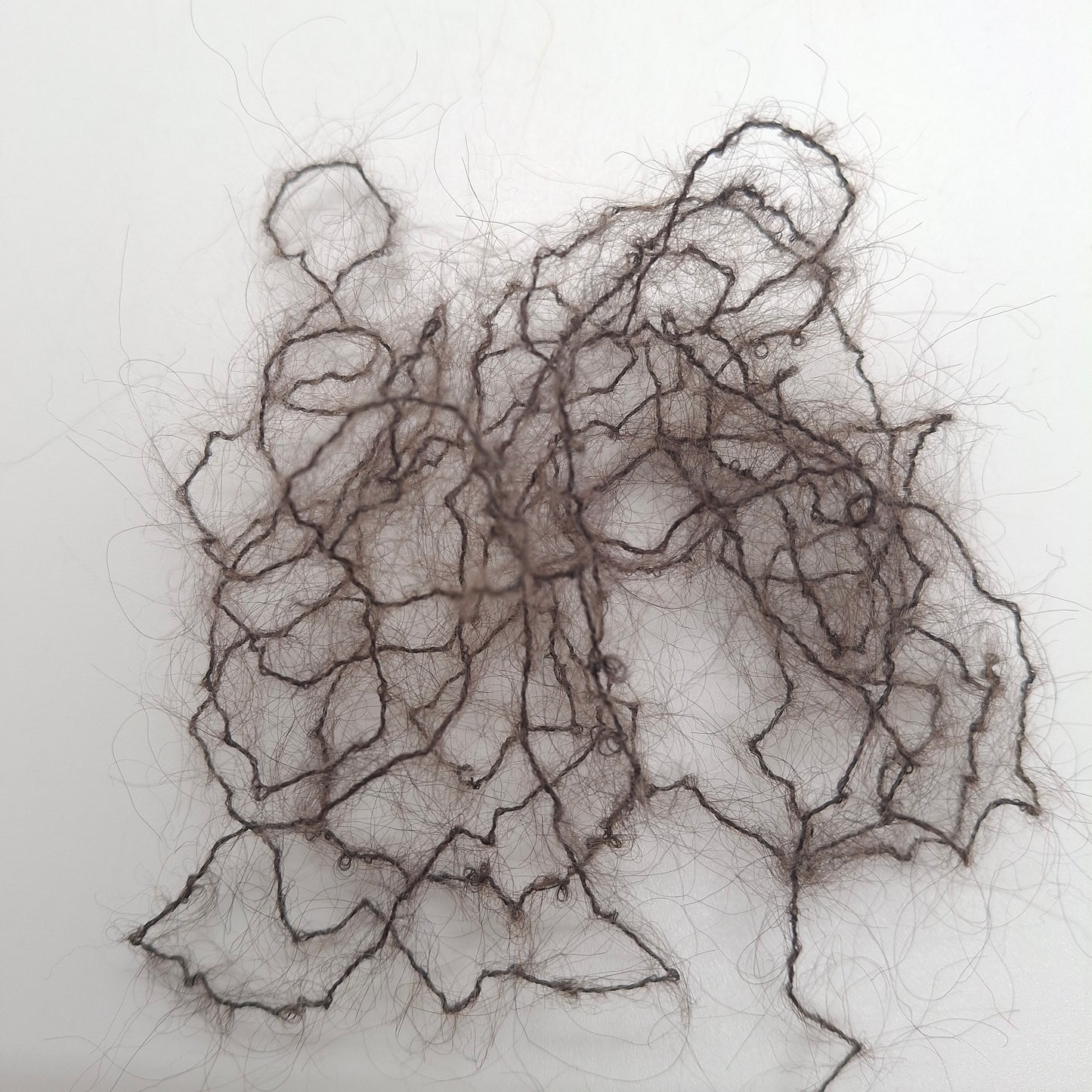 100g Italian Mohair yarn, Brown color, No. 1184