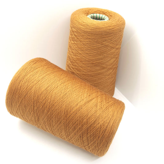 100g Lana Merino Extrafine 100% filato italiano colore Beige Dorato N.1210
