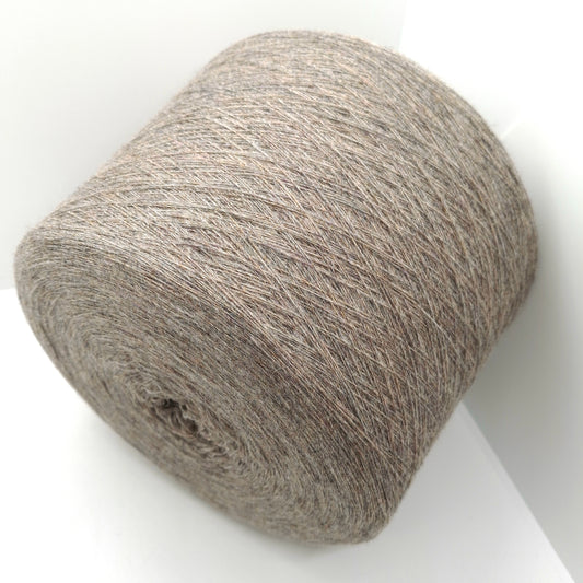 Lana Shetland 100% filato italiano colore Marrone Grigio N.1208