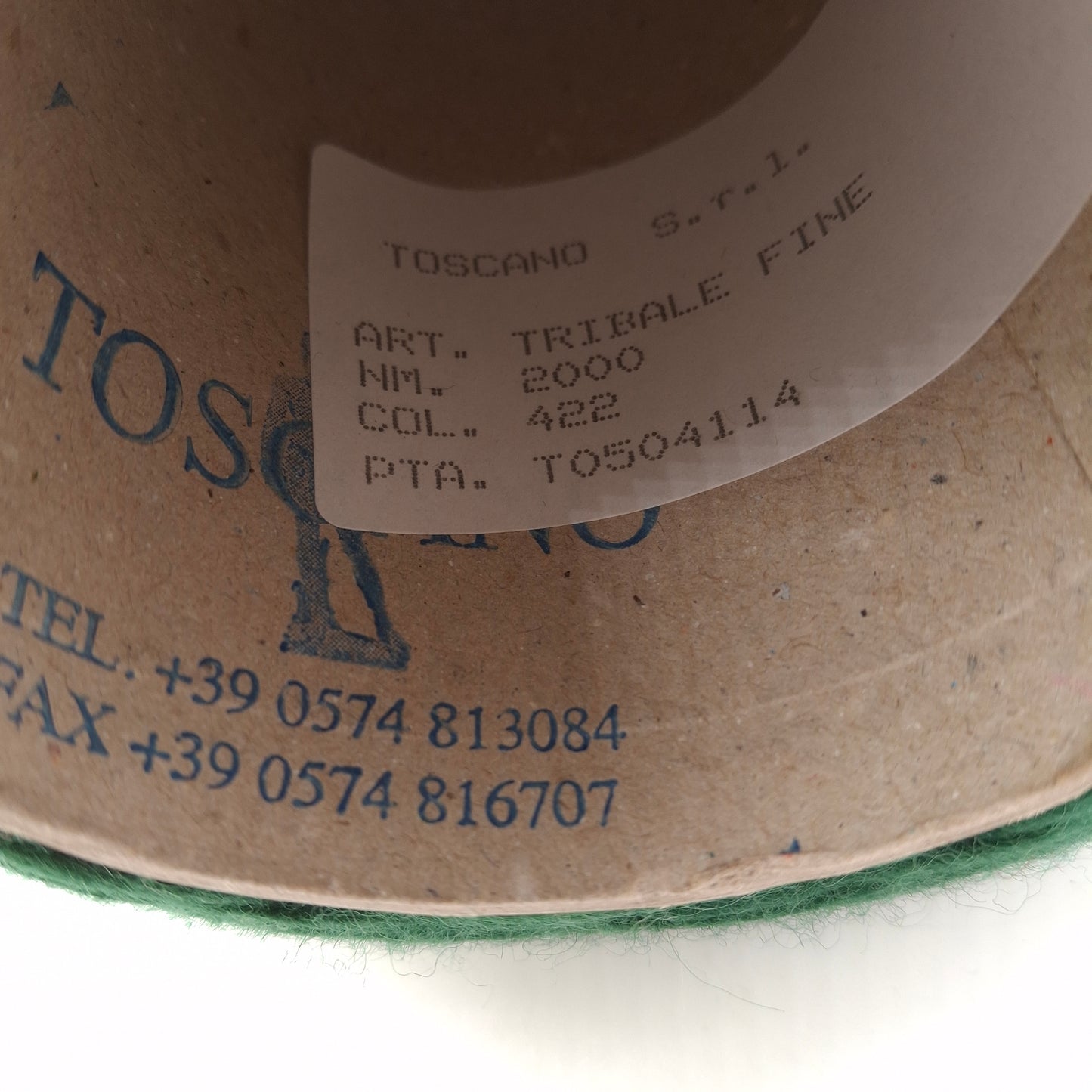 100 % italienische Wolle, unregelmäßige Farbe, Grün, Nr. 1214