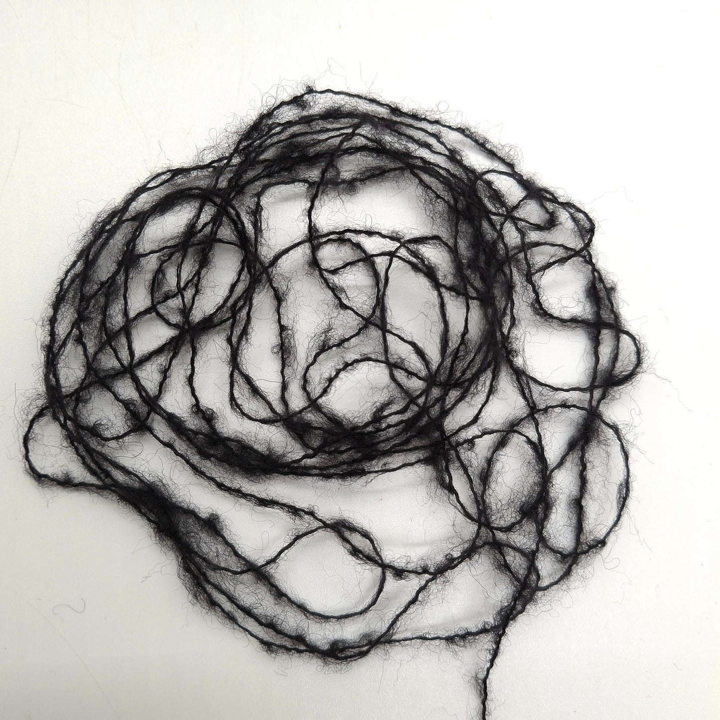 100g Alpaca Superfine Soft Italian Yarn Color Black N.1202