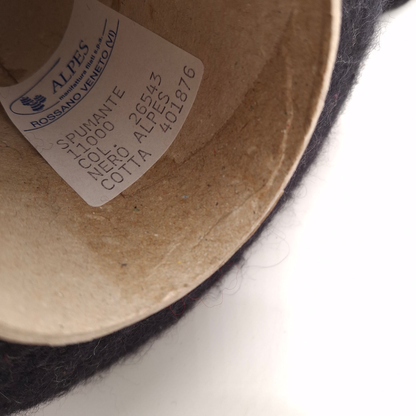 100g Alpaca Superfine Soft Italian Yarn Color Black N.1202