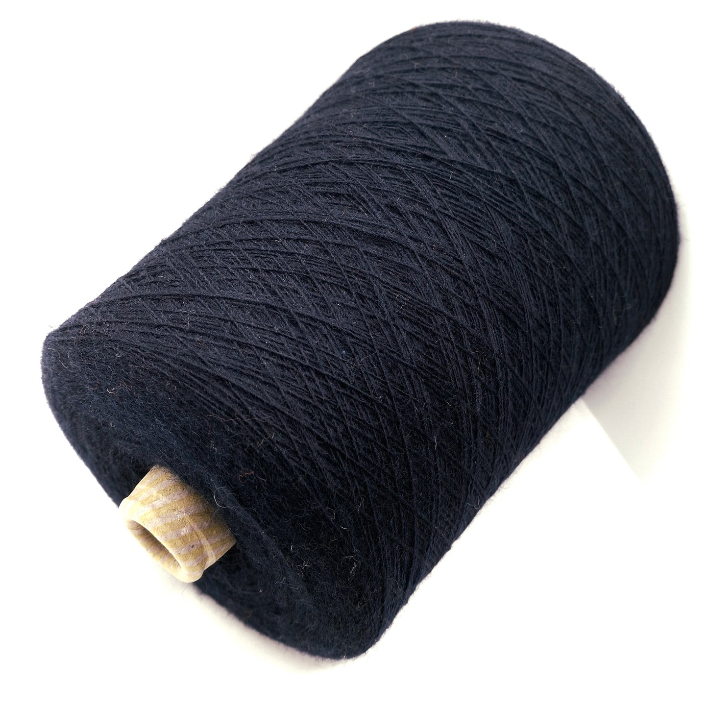 Italian Virgin Wool Yarn, Midnight Blue Color, No. 1201