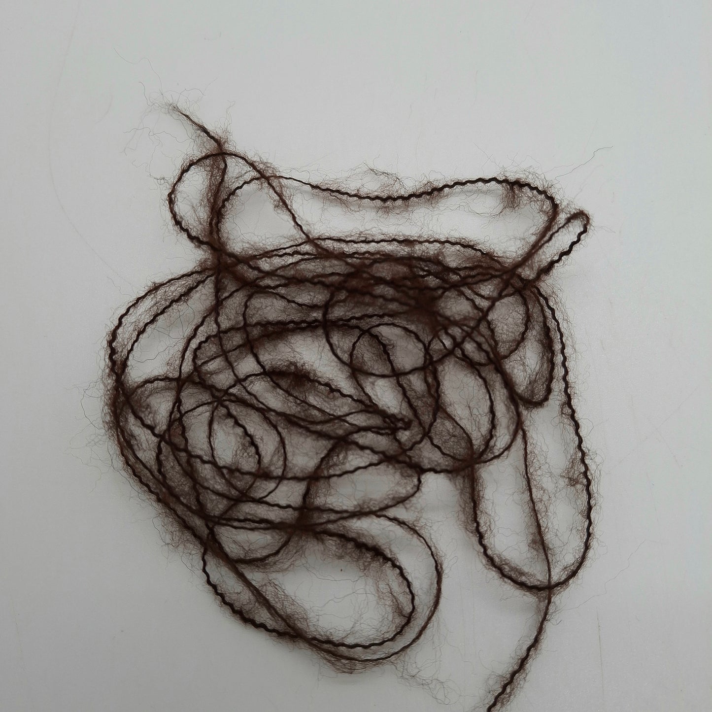 100g Brushed Wool soft Italian yarn Chocolate Brown color N.1223