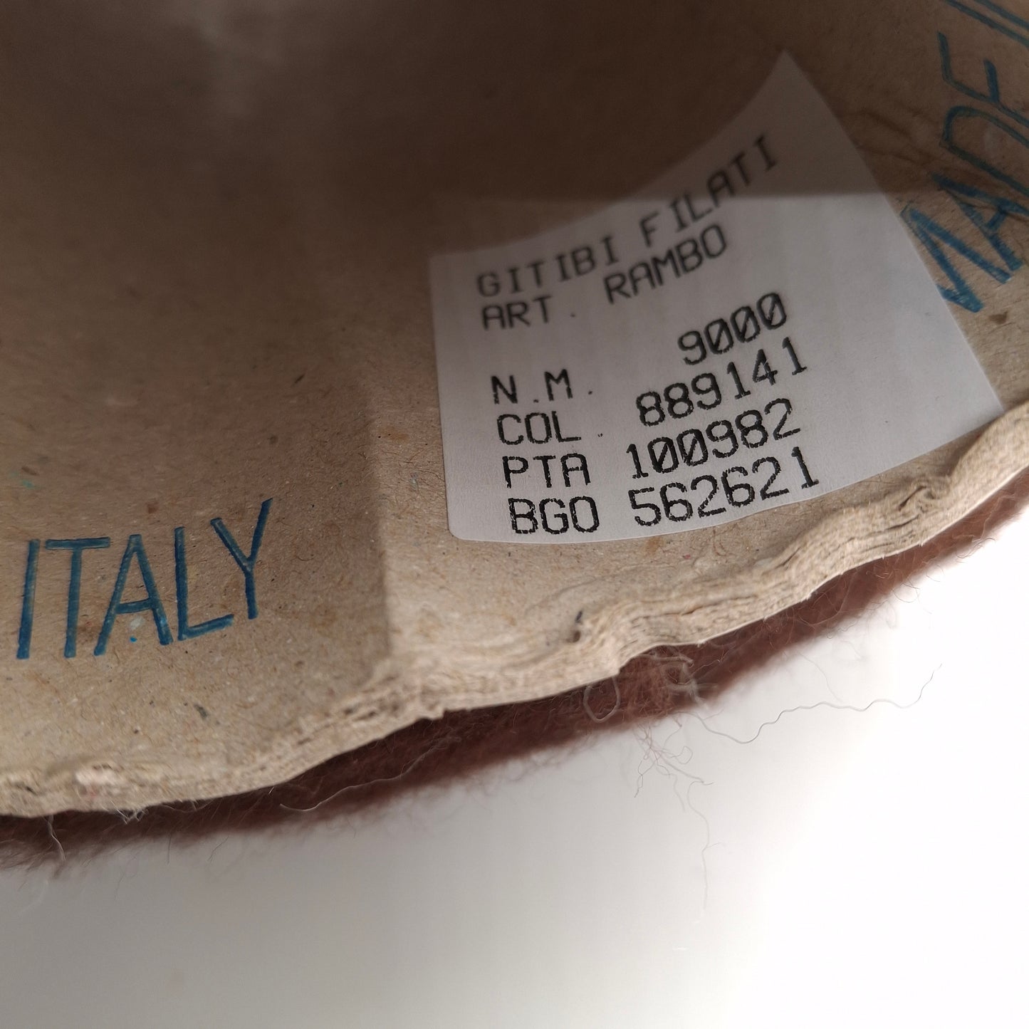 100g Brushed Wool soft Italian yarn Chocolate Brown color N.1223