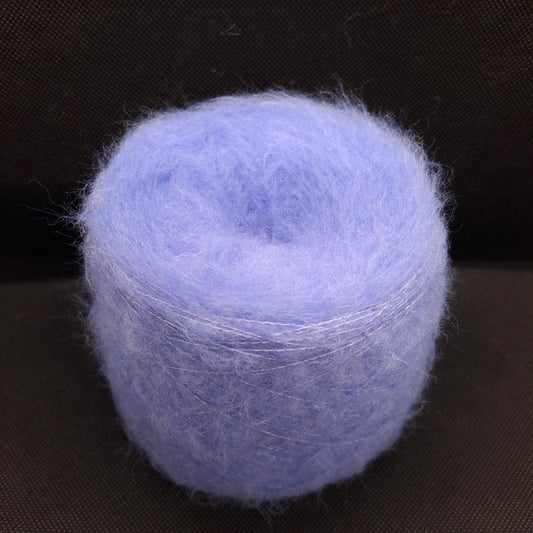 100g Lana Spazzolata filato italiano morbido colore Lilla N.1231