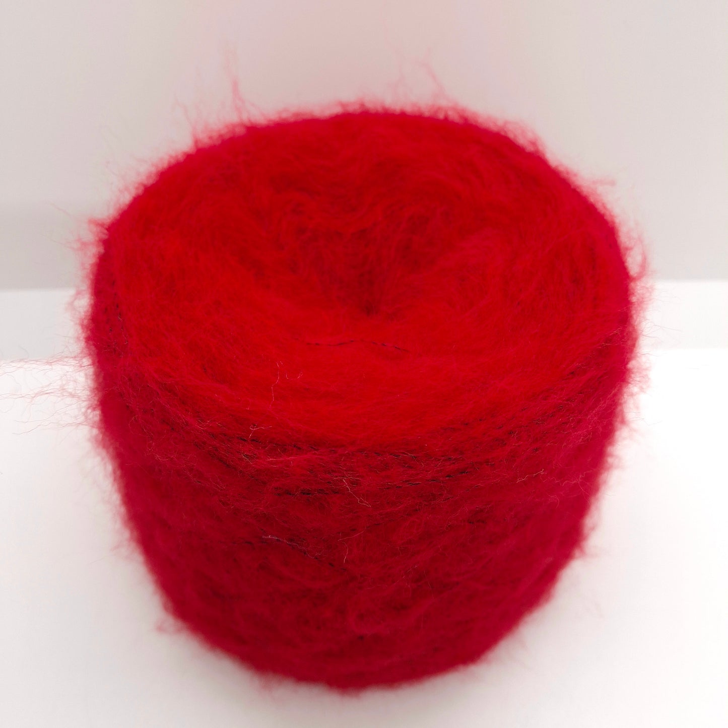 100g Brushed Wool soft Italian yarn color Red N.1238