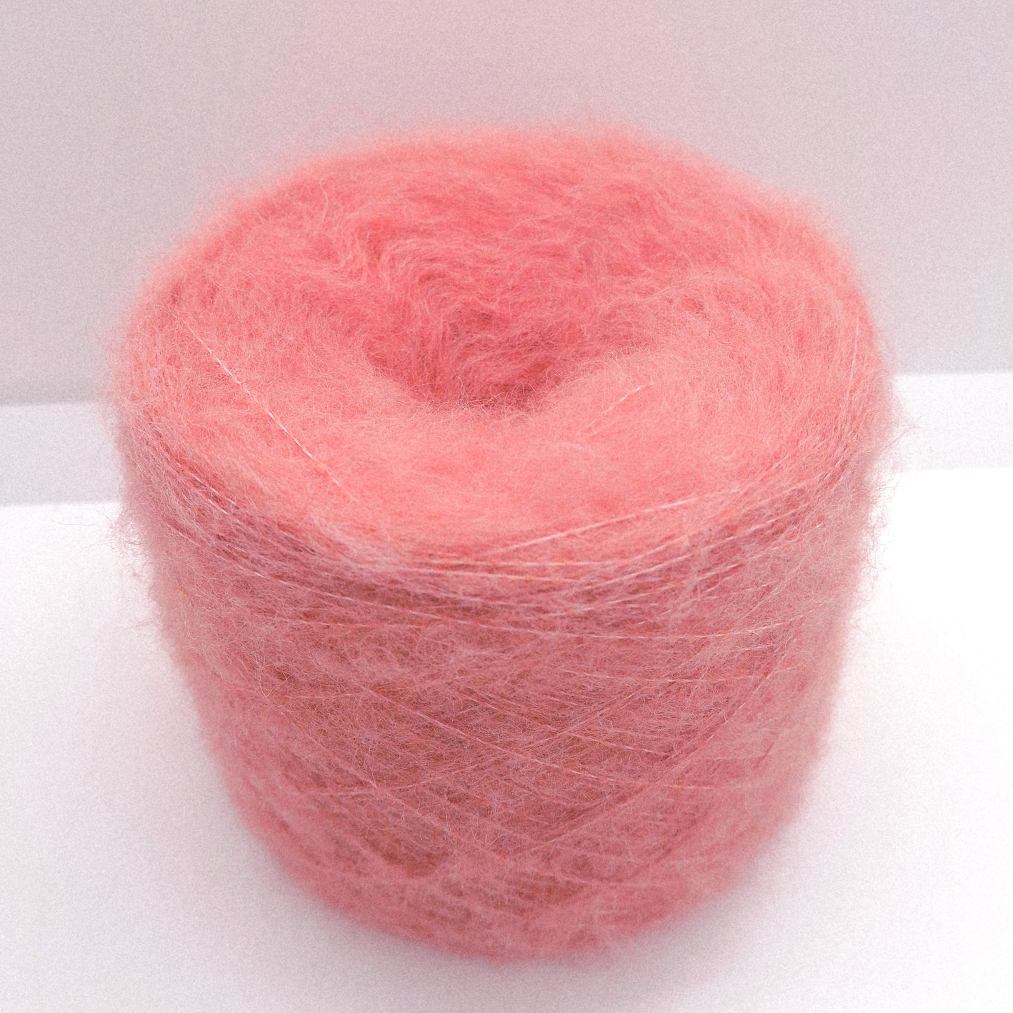 100g Lana Spazzolata filato italiano morbido colore Beige Rosa Salmonato N.1237