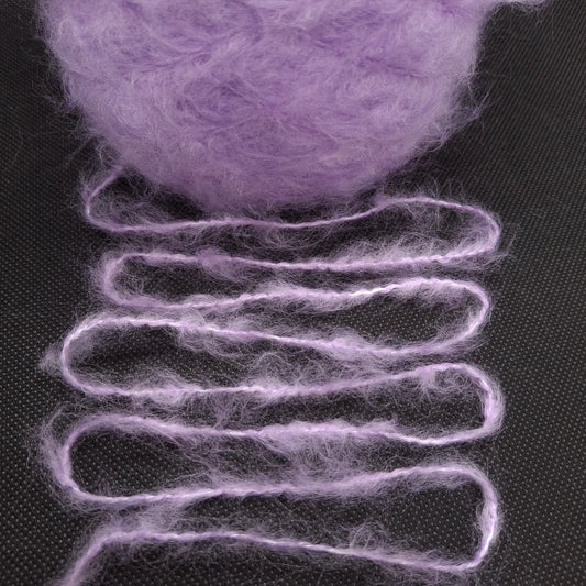 100g Filato Soffice italiano morbido colore Lilla N.1244