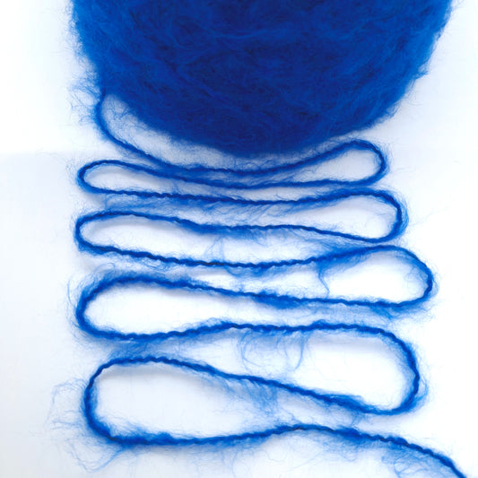 100g Filato Soffice italiano morbido colore Blu Intenso N.1248