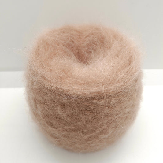 100g Mohair morbido filato italiano colore Beige N.1264