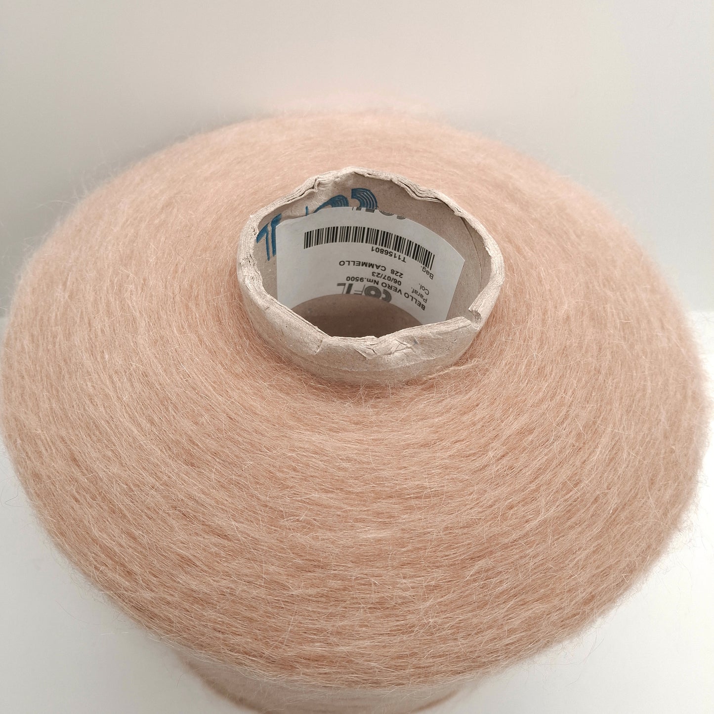 100g Mohair morbido filato italiano colore Beige N.1264