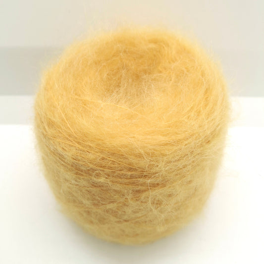 100g SuperKid Mohair morbido filato italiano colore Giallo N.1272