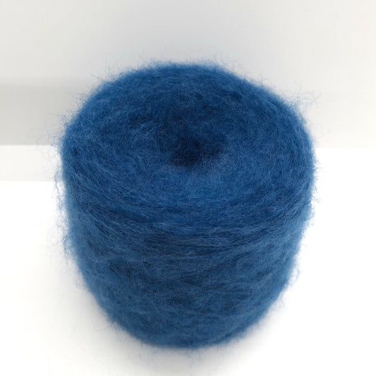 100 g de fil italien doux SuperKid Mohair, coloris bleu N. 1250
