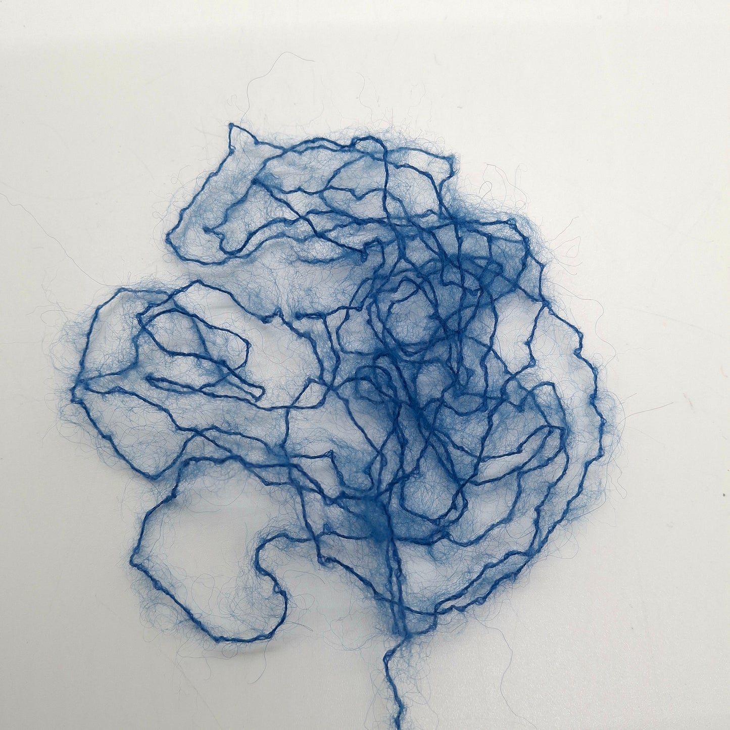 100 g de fil italien doux SuperKid Mohair, coloris bleu N. 1250