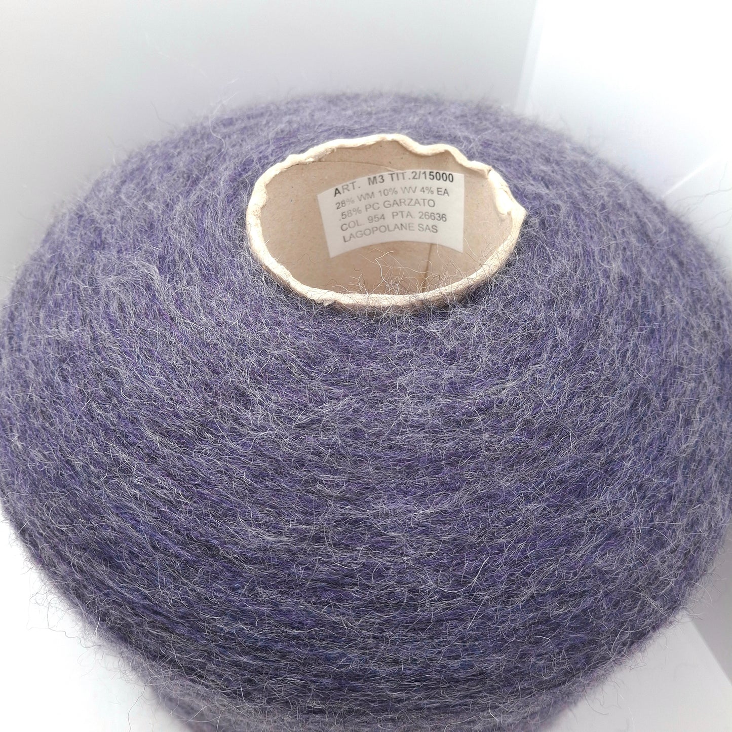 100g Mohair Lana filato italiano colore Viola N.1294