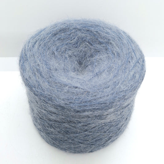 100g Mohair Lana filato italiano colore Blu Jeans Grigino N.1291