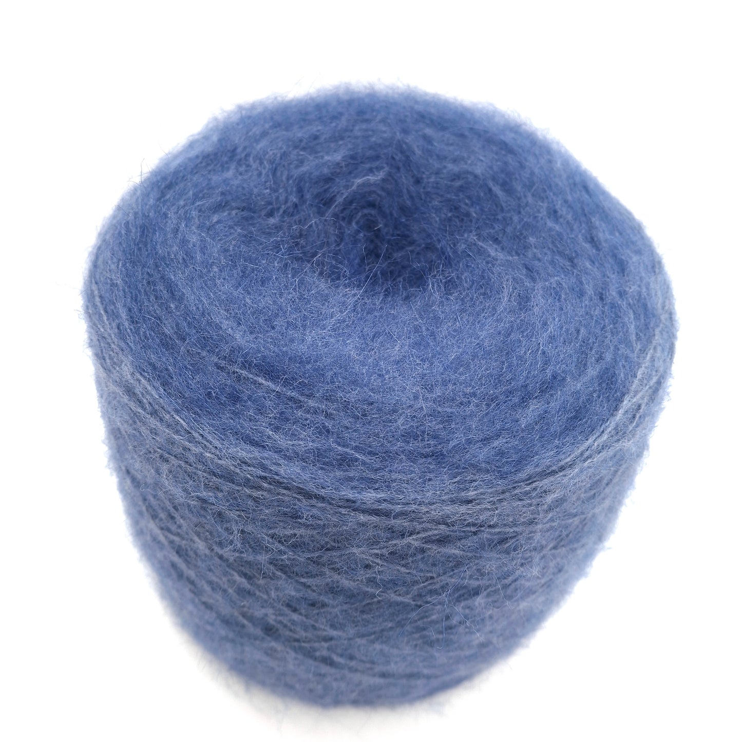 100g Mohair Lana filato italiano colore Blu Jeans N.1290