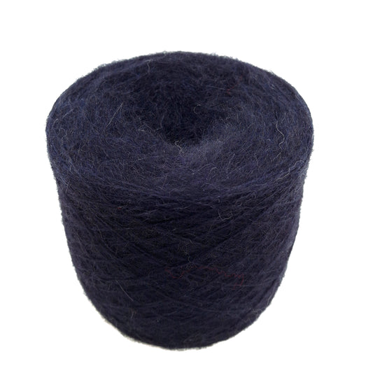 100 g de laine mohair italienne, coloris bleu très foncé N. 1288