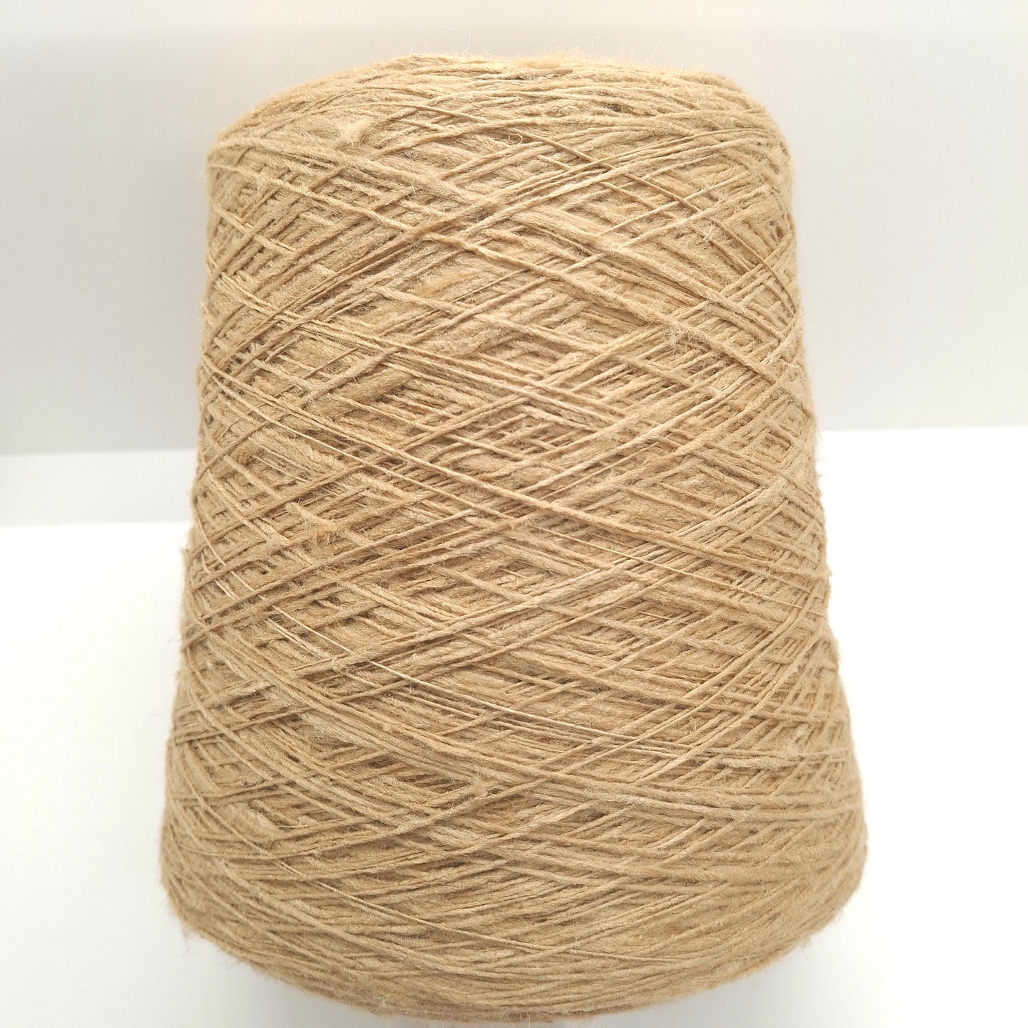 Seta Tussah 100% filato italiano Irregolare colore Beige N.1303