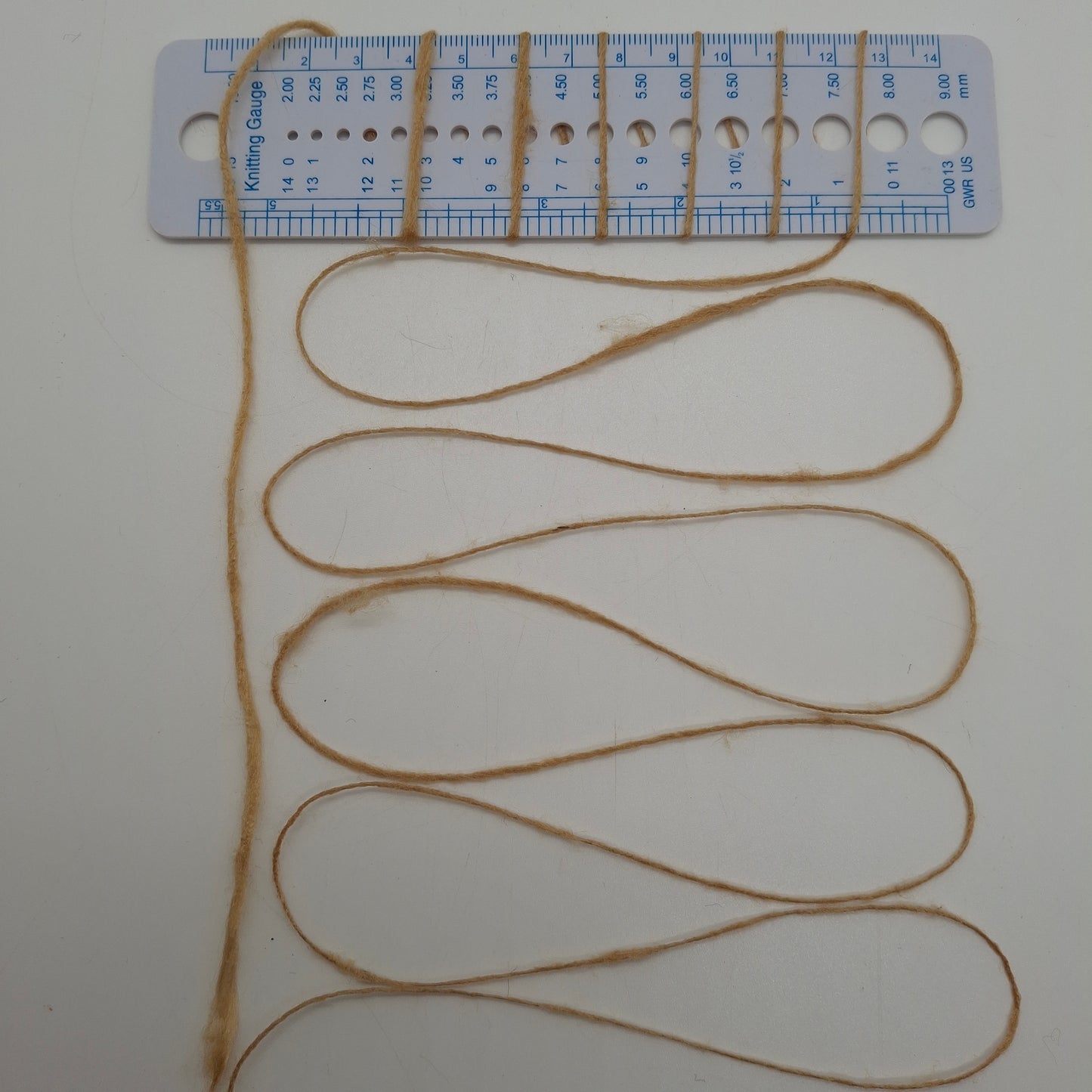 Seta Tussah 100% filato italiano Irregolare colore Beige N.1303