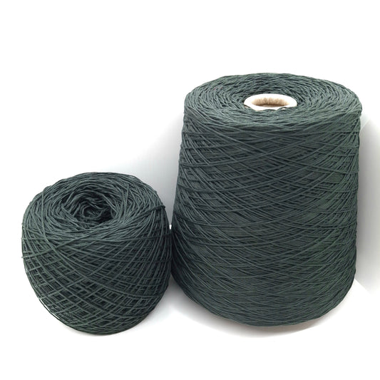 100g Cotone 100% morbido filato italiano colore Verde Grigio N.1300