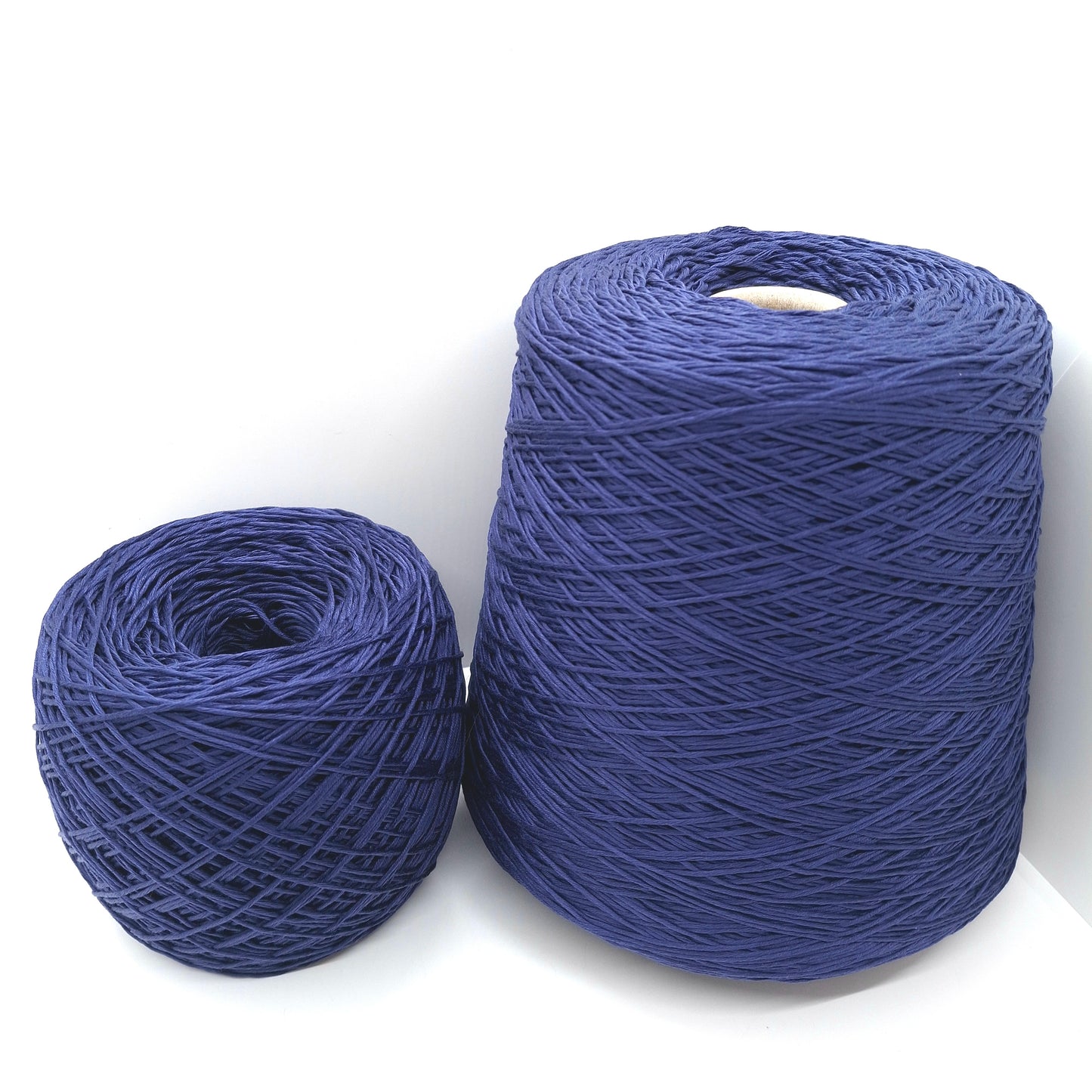 100g Cotone 100% morbido filato italiano colore Blu N.1299