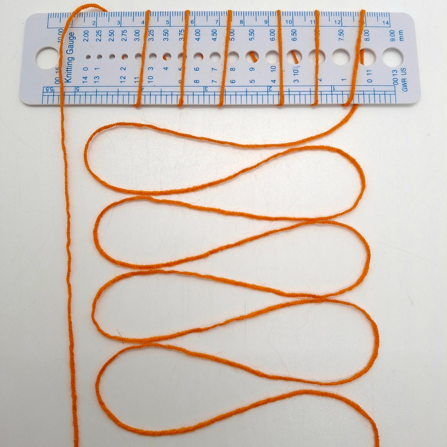 100 g gemischtes italienisches Garn, Farbe Orange Nr. 1314