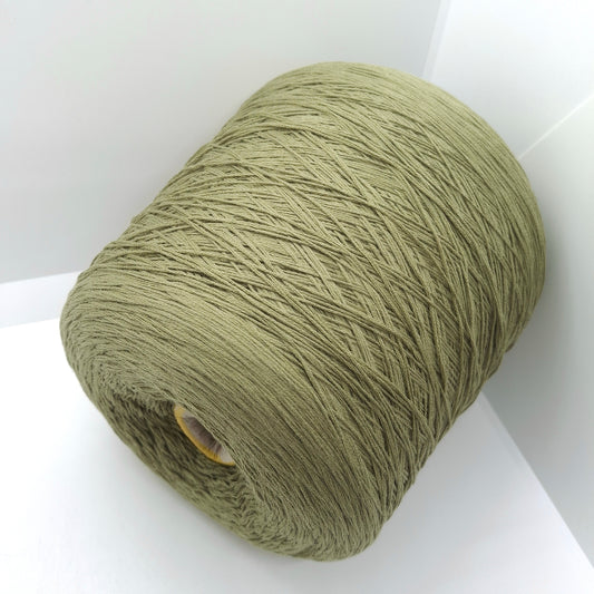 100% Cotone Biologico filato italiano Verde Oliva N.1350