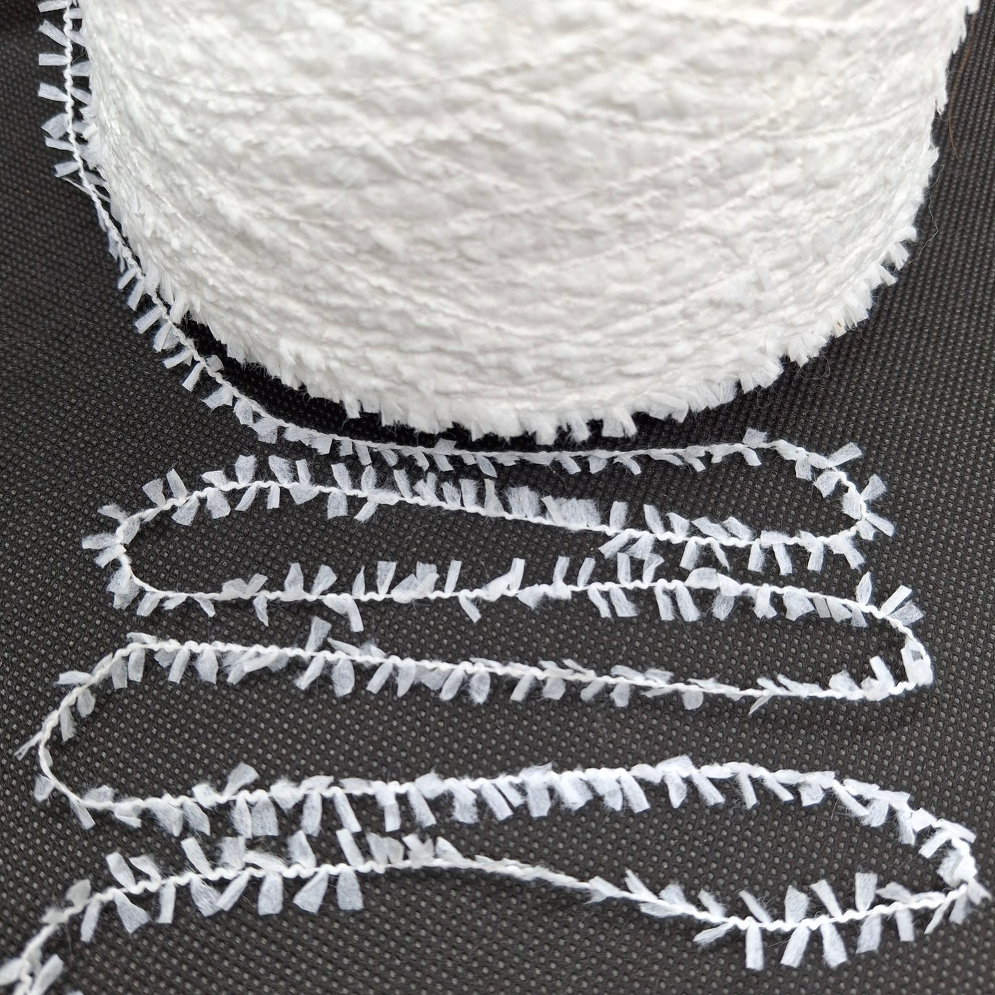 380g Soft Italian Decorative Yarn, Optical White No. 1342