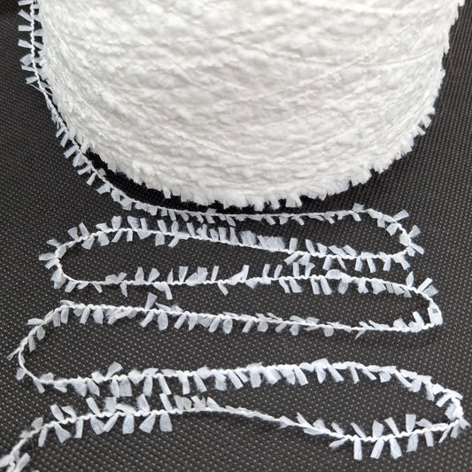 380g Soft Italian Decorative Yarn, Optical White No. 1342