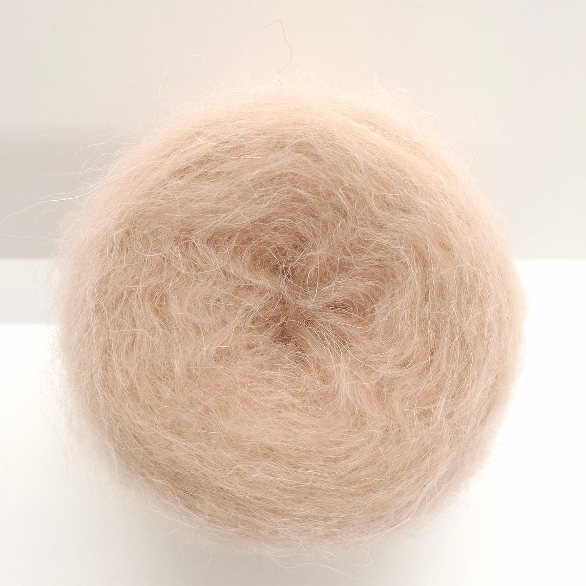 100 g weiches italienisches Garn aus gebürstetem Alpaka, Farbe Beige Pearl N.1365